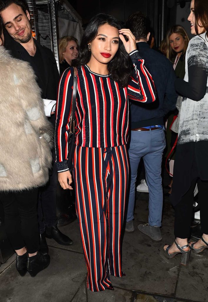Vanessa White at the Sushi Samba x Cool Earth Carnival Party in London 02/28/2017-2