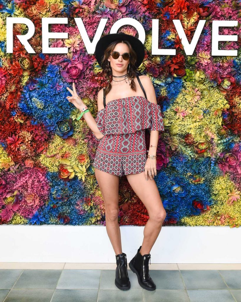 Alessandra Ambrosio Attends the REVOLVE Desert House During the Coachella Valley Music and Arts Festival in Palm Springs 04/15/2017-2