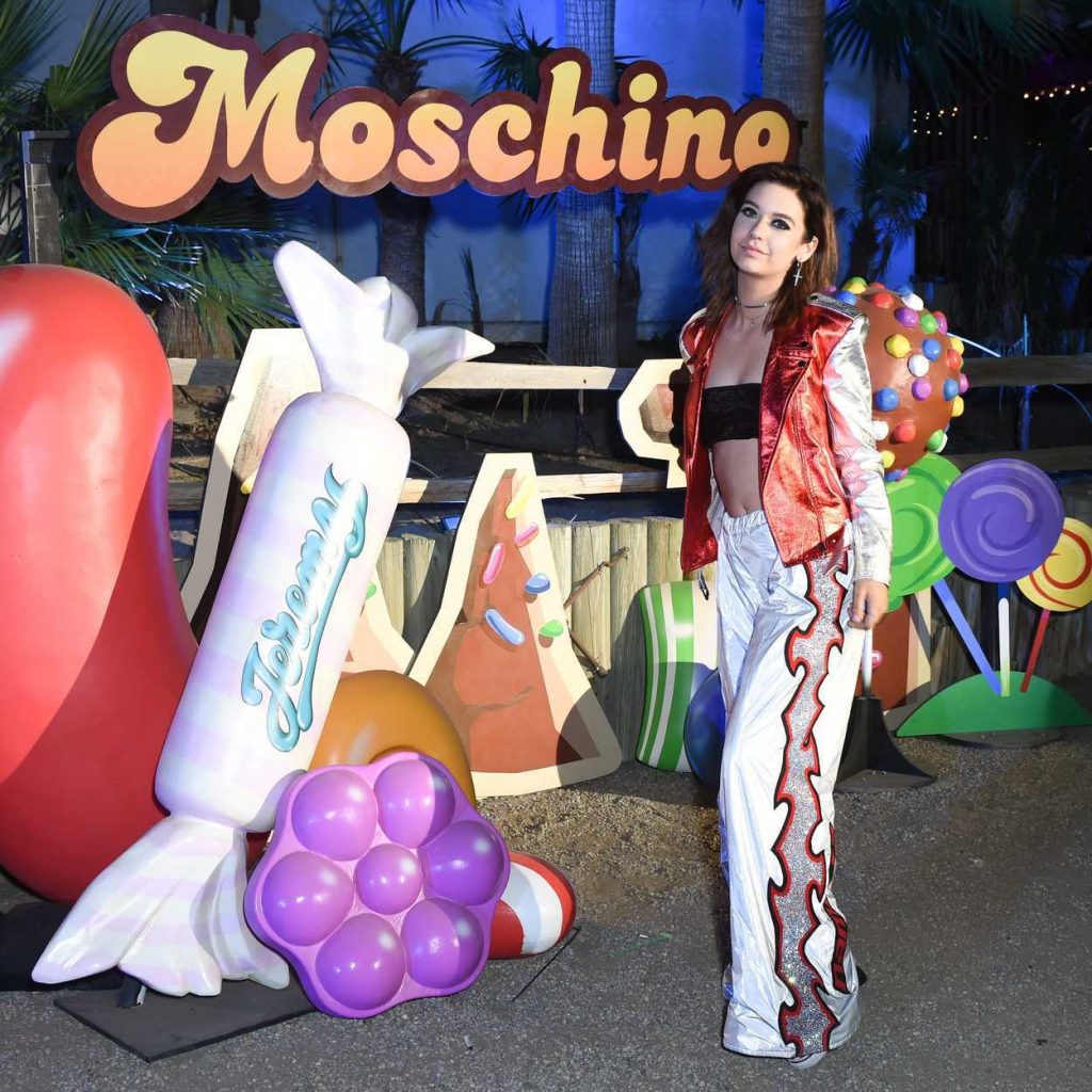 Amanda Steele at the Moschino Candy Crush Desert Party at Corona Yacht Club in Coachella 04/15/2017-4
