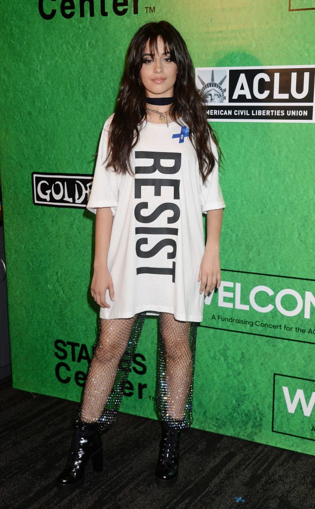 Camila Cabello at the Zedd's Welcome! ACLU Benefit Concert in Los Angeles 04/03/2017-3