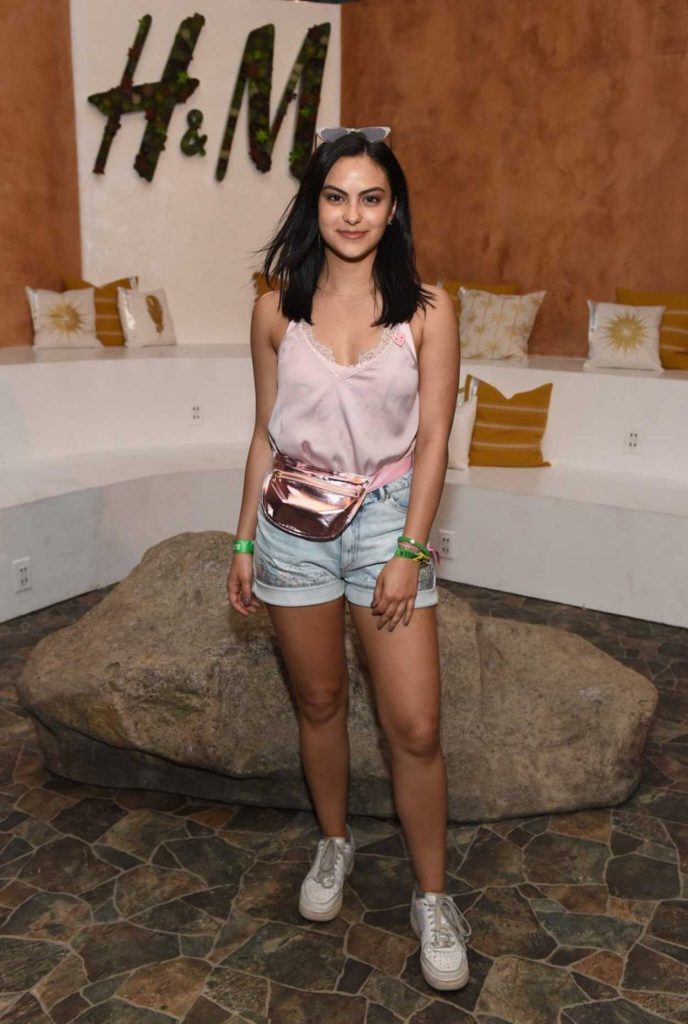 Camila Mendes Attends H&M Loves Coachella Tent During the Coachella Valley Music and Arts Festival in Indio 04/14/2017-1