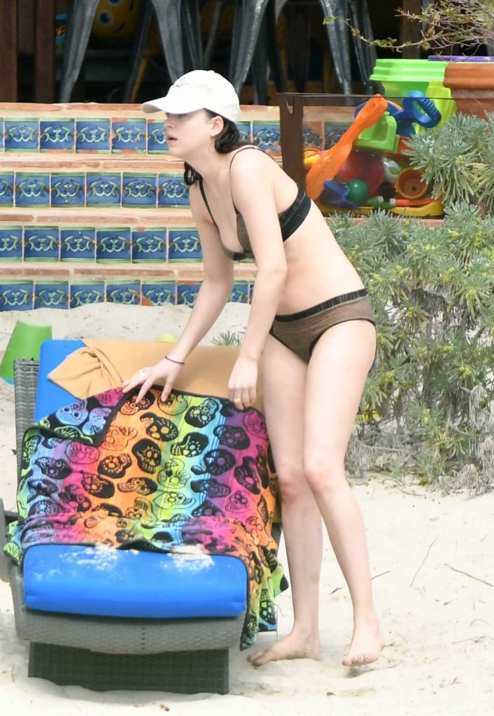 Dakota Johnson in Bikini at the Beach in Miami 04/04/2017-4