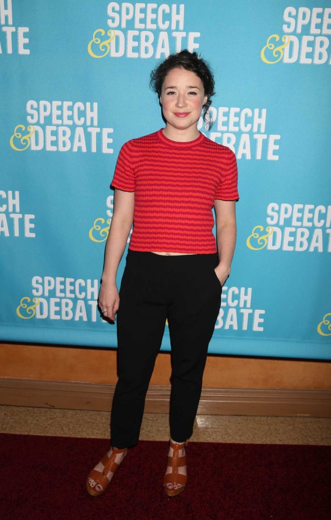 Sarah Steele at the Speech and Debate Premiere in New York 04/02/2017-1