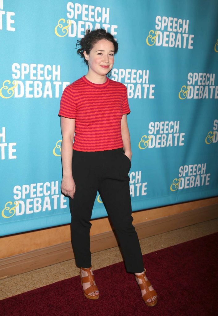 Sarah Steele at the Speech and Debate Premiere in New York 04/02/2017-2