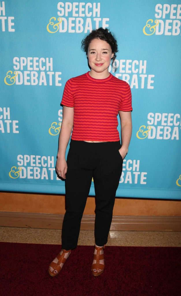 Sarah Steele at the Speech and Debate Premiere in New York 04/02/2017-3