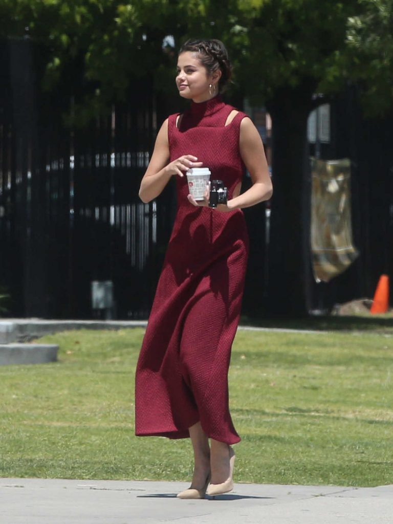 Selena Gomez at David Henrie and Maria Cahill's Wedding in Los Angeles 04/21/2017-4