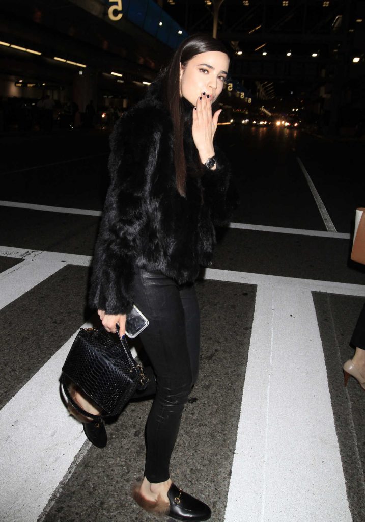 Sofia Carson Was Seen at LAX Airport in Los Angeles 04/12/2017-5