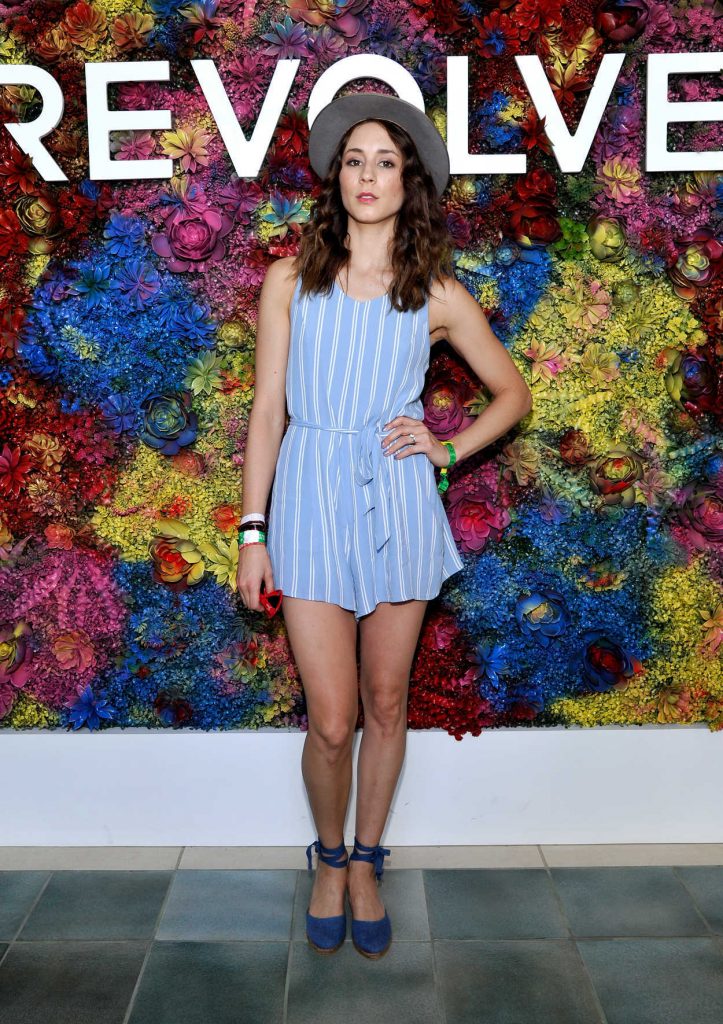 Troian Bellisario Attends the REVOLVE Desert House During the Coachella Valley Music and Arts Festival in Palm Springs 04/15/2017-1