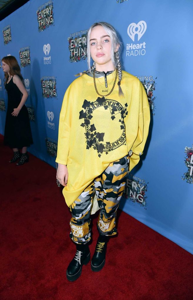 Billie Eilish at Everything, Everything Screening in Los Angeles 05/06/2017-1