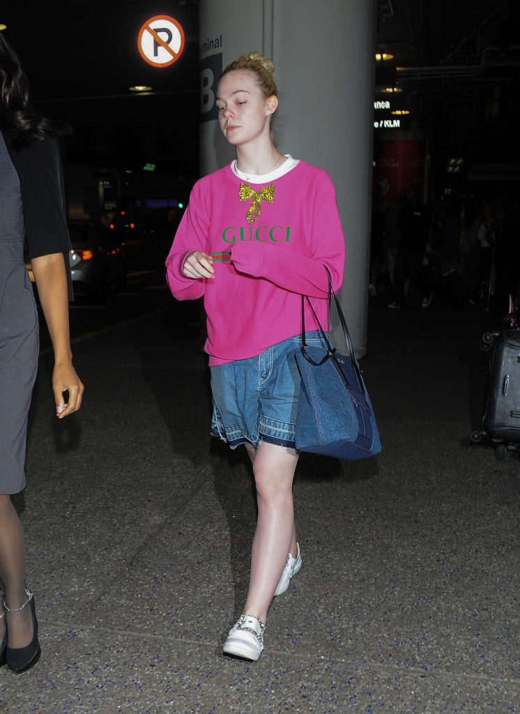 Elle Fanning Was Spotted at LAX Airport in LA 05/25/2017-4