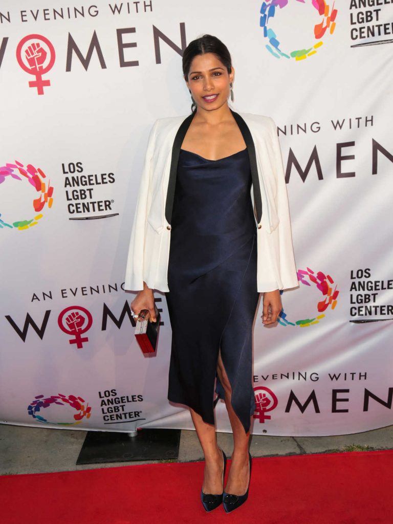 Freida Pinto Arrives at the LGBT Center's An Evening With Women in Los Angeles 05/13/2017-1
