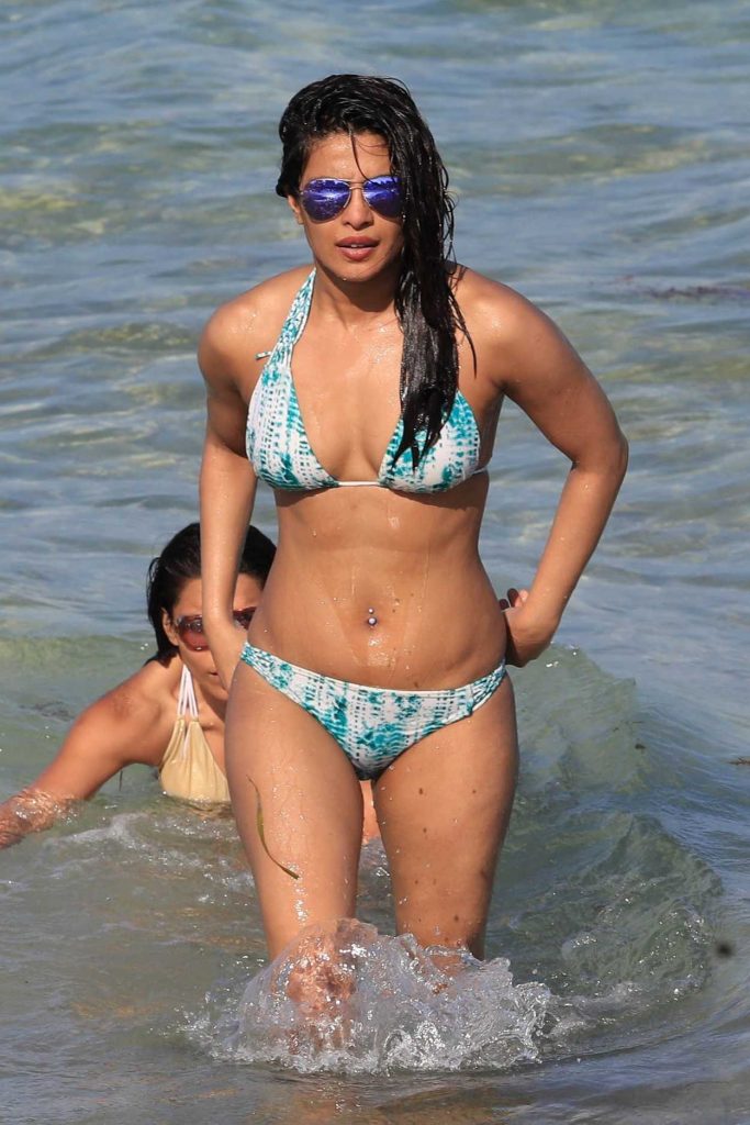 Priyanka Chopra in Bikini at the Beach in Miami 05/15/2017-1