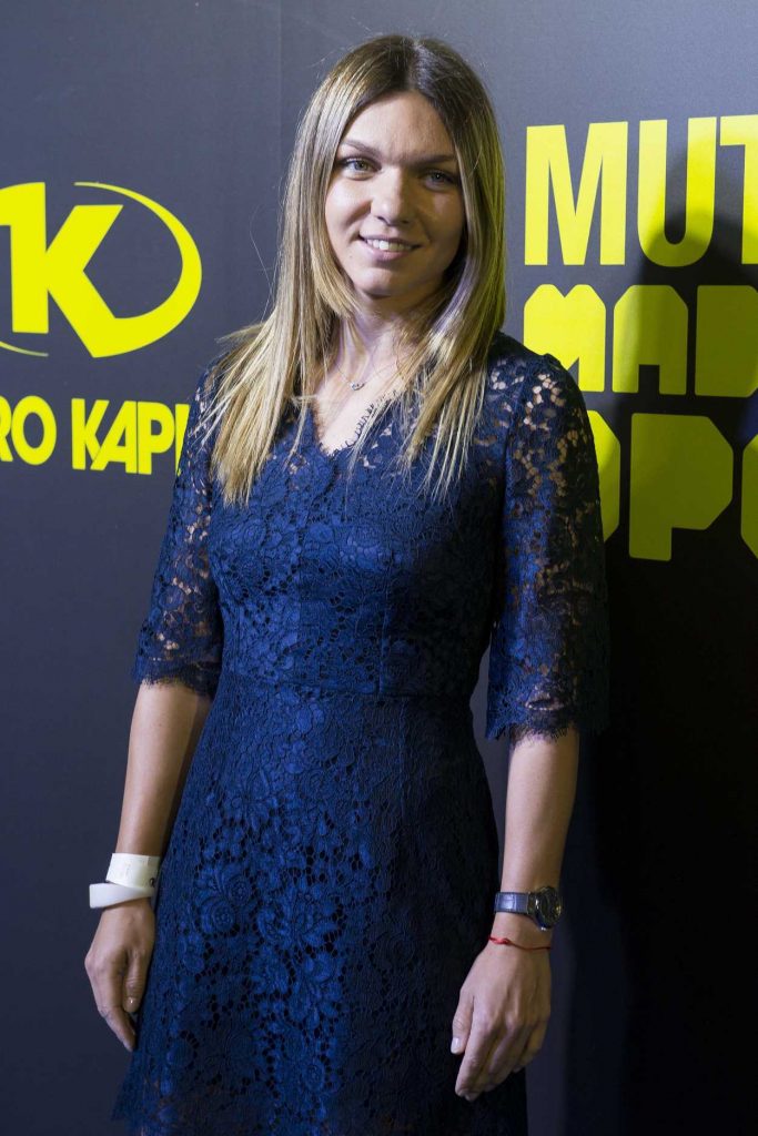 Simona Halep Attends the Mutua Madrid Open Party at Teatro Kapital in Madrid 05/05/2017-2
