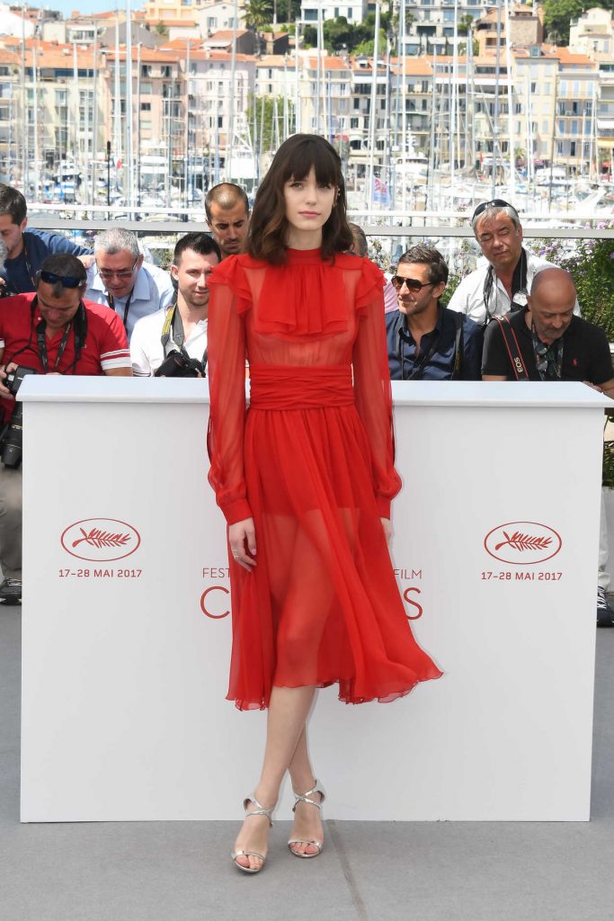 Stacy Martin At The Le Redoutable Photocall During The Th Annual Cannes Film Festival