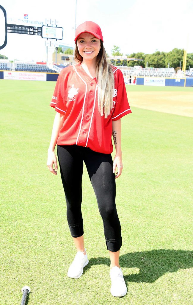 Danielle Bradbery at the 27th Annual City of Hope Celebrity Softball Game in Nashville 06/10/2017-1