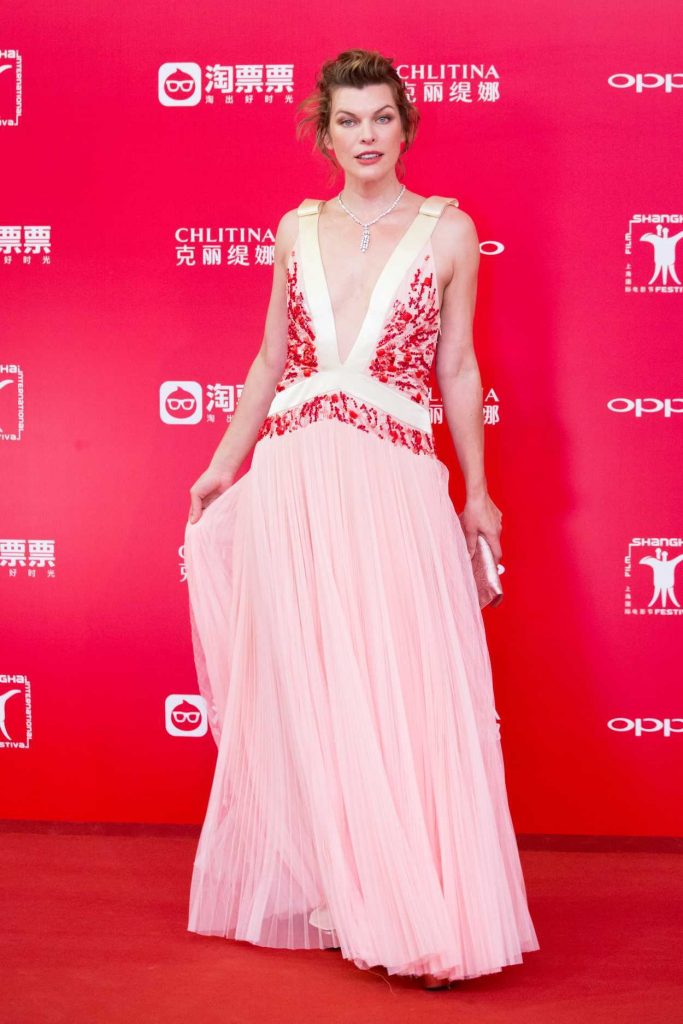 Milla Jovovich at the Closing Ceremony of 20th Shanghai International Film Festival 06/25/2017-4