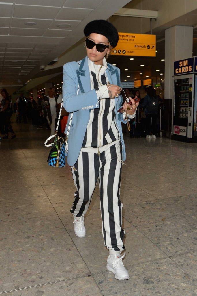 Rita Ora Arrives at Heathrow Airport in London 06/14/2017-3