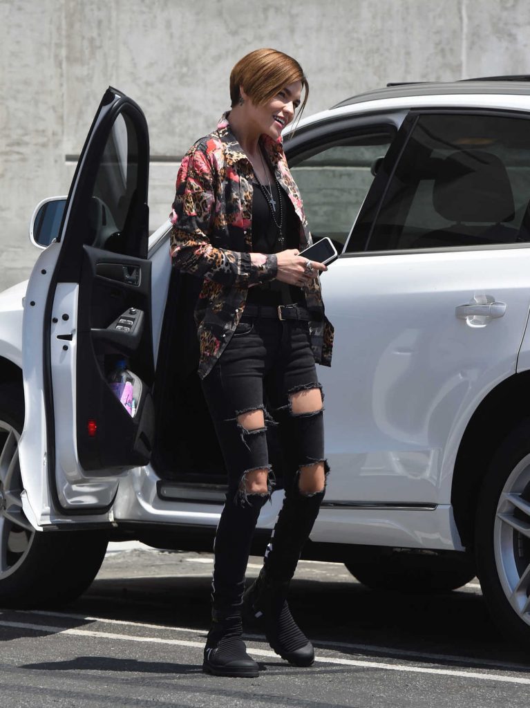 Ruby Rose Goes to the Museum of Ice Cream in Los Angeles 06/24/2017-2