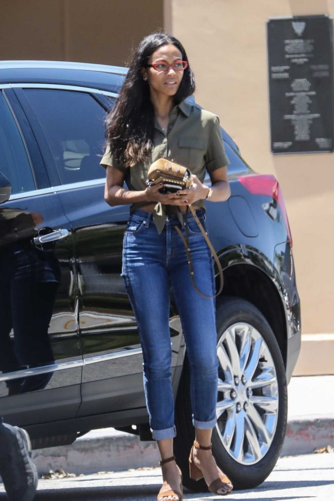 Zoe Saldana Was Seen Out in Beverly Hills 06/26/2017-1