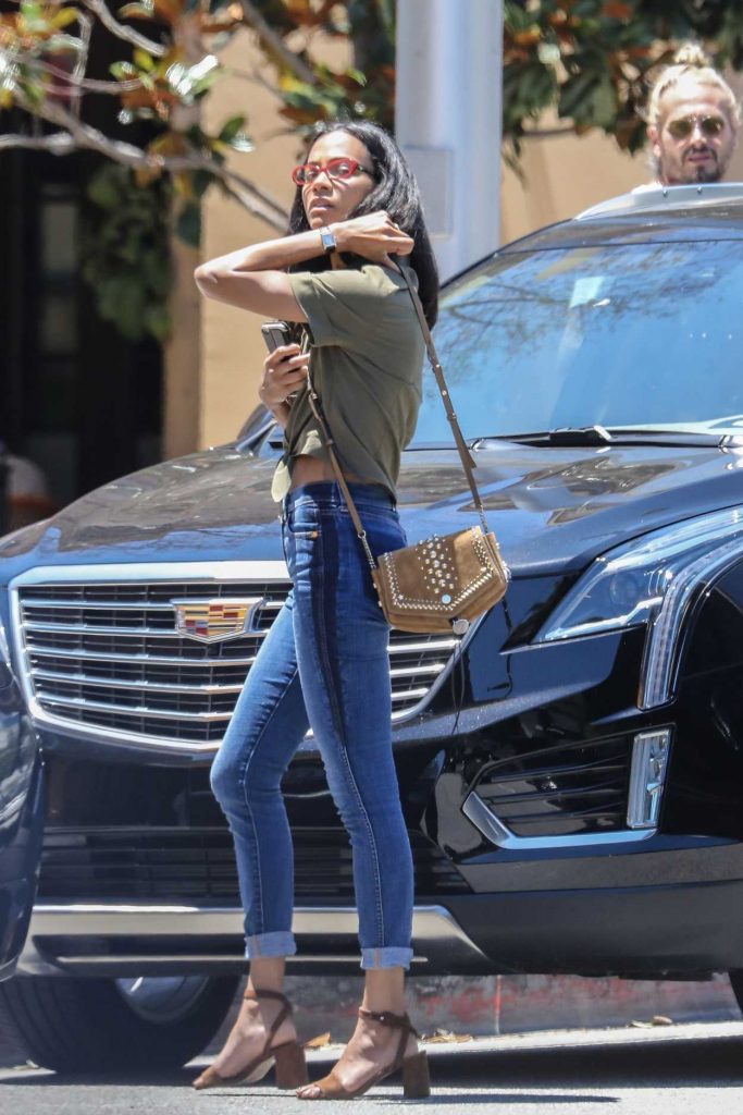 Zoe Saldana Was Seen Out in Beverly Hills 06/26/2017-5