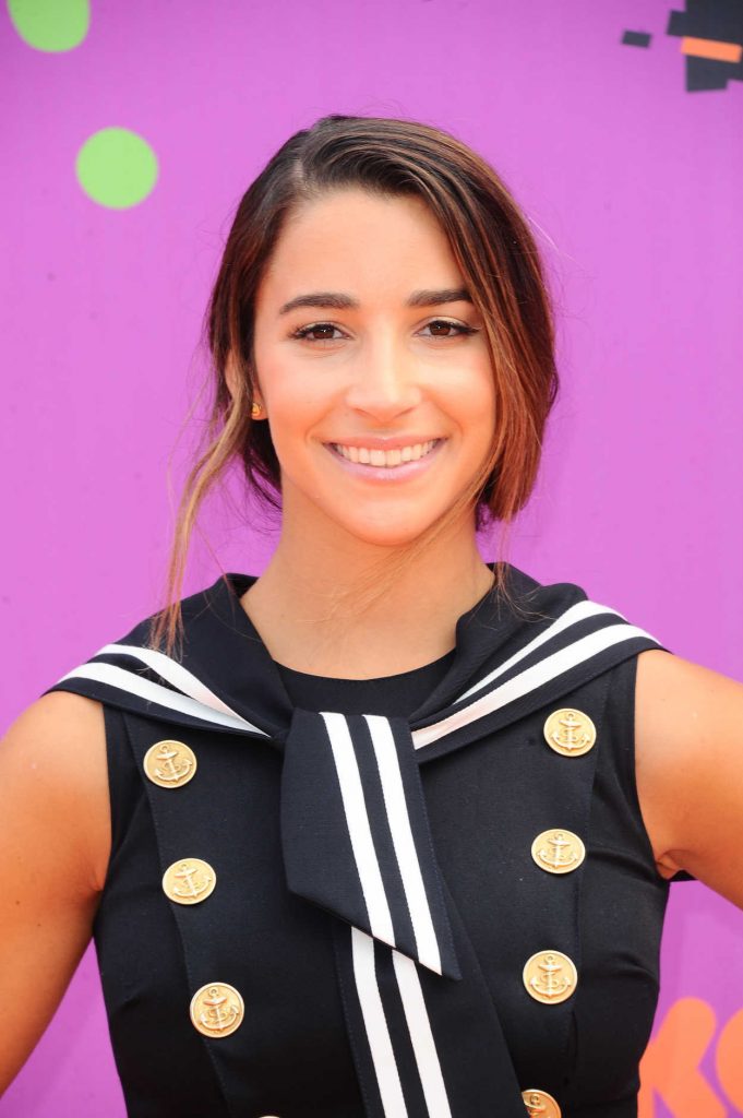 Aly Raisman at the Nickelodeon Kids' Choice Sports Awards in Los Angeles 07/13/2017-5