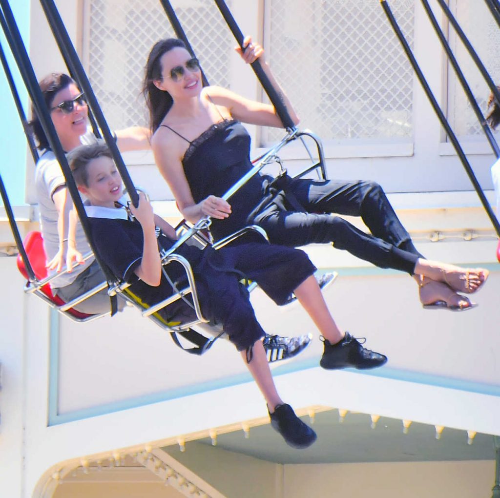 Angelina Jolie Was Seen With Her Kids at Disneyland in Anaheim 07/12/2017-4