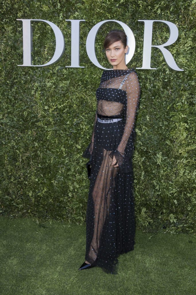 Bella Hadid at the Christian Dior Couturier du Reve Exhibition Launch Celebrating 70 Years of Creation in Paris 07/03/2017-3