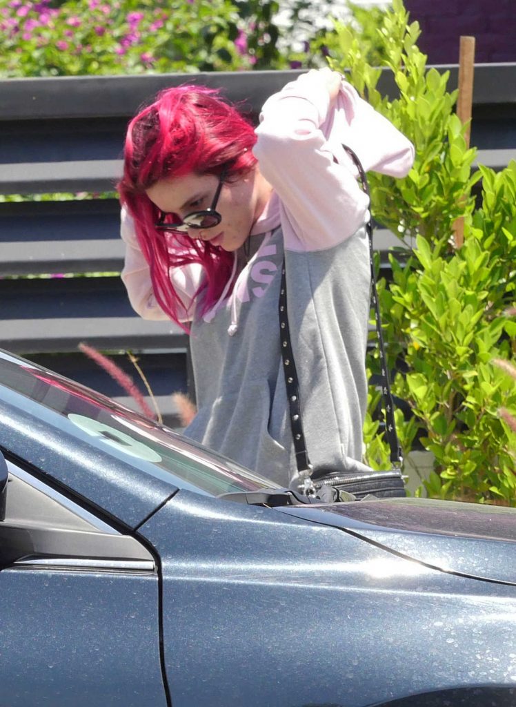 Bella Thorne Arrives at the Gym in Los Angeles 07/14/2017-5
