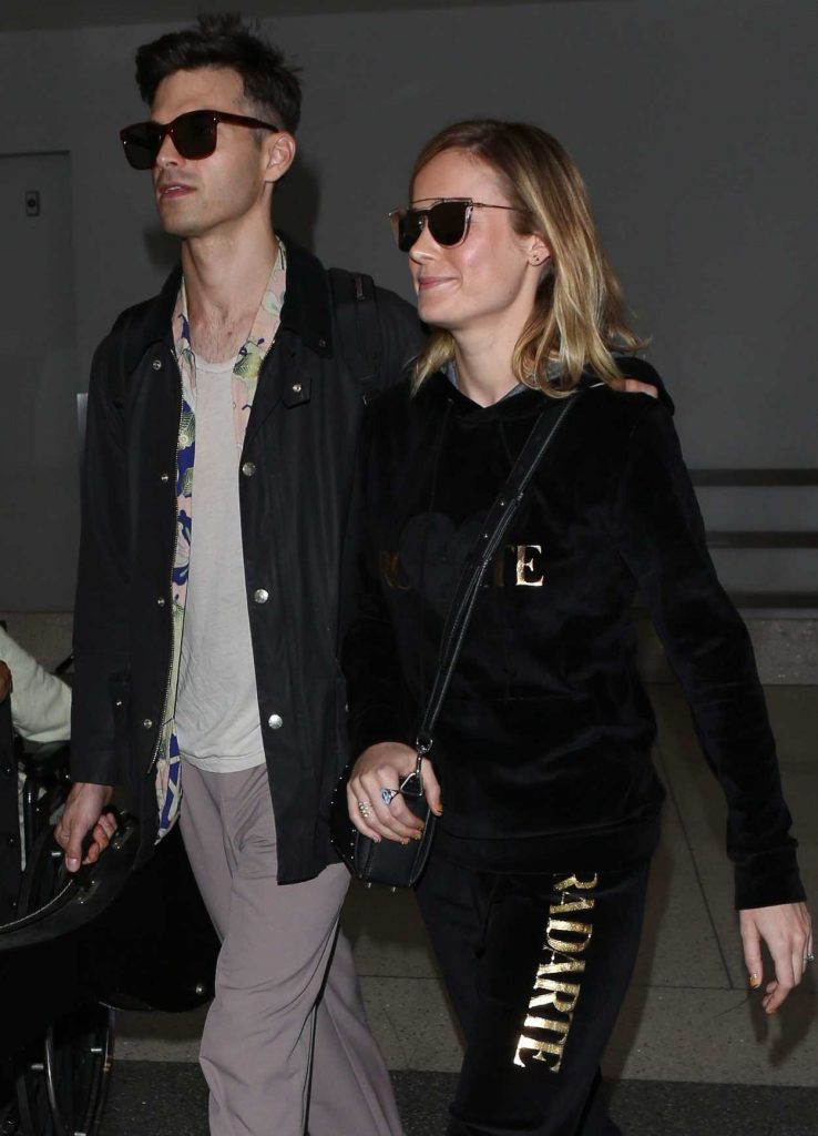Brie Larson Was Seen at LAX Airport in Los Angeles With Her Boyfriend Alex Greenwald 06/30/2017-1