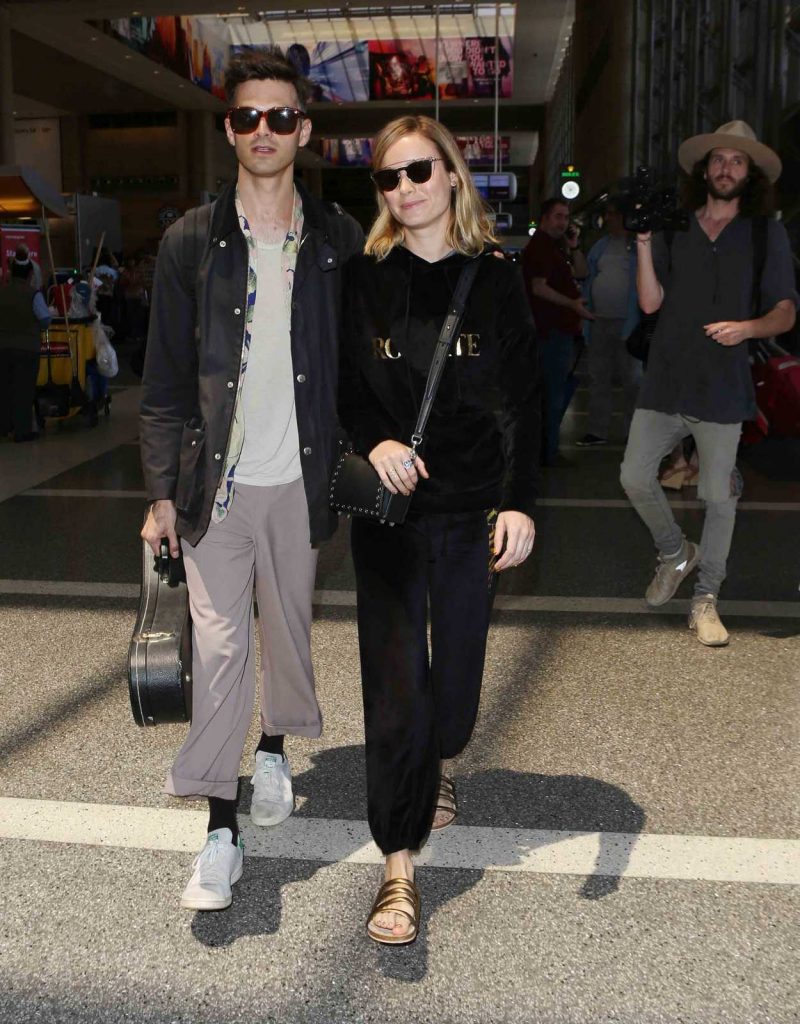 Brie Larson Was Seen at LAX Airport in Los Angeles With Her Boyfriend Alex Greenwald 06/30/2017-2
