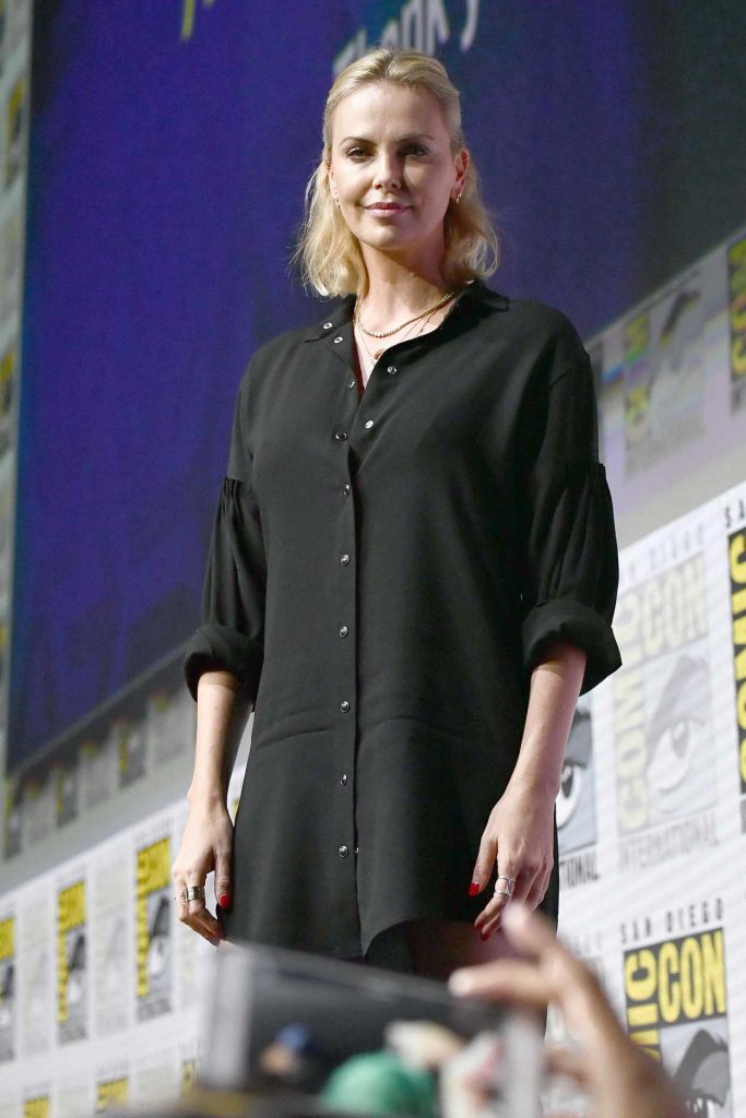 Charlize Theron at Women Who Kick Ass Panel During the San Diego Comic-Con International 07/22/2017-2