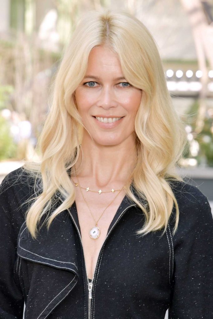 Claudia Schiffer Arrives at the Chanel Show During the Haute Couture Fashion Week in Paris 07/03/2017-5