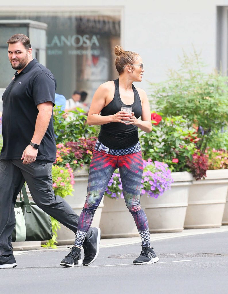 Jennifer Lopez Leaves the Gym in Downtown Manhattan, NYC 07/29/2017-4