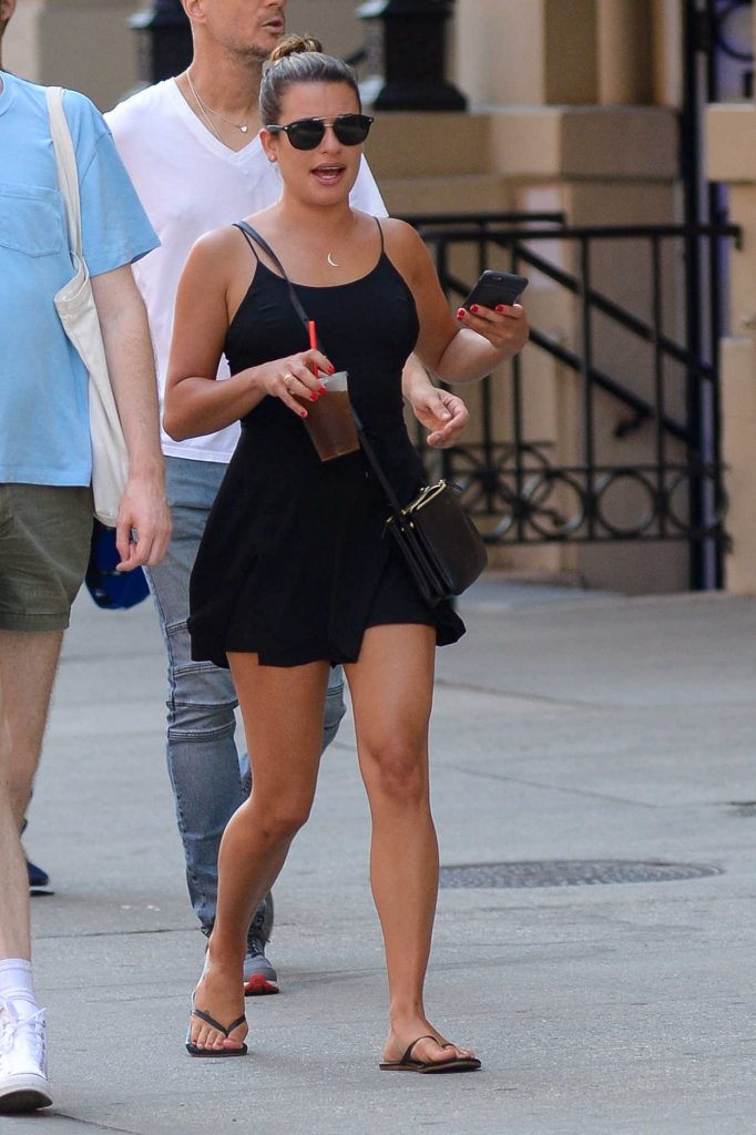 Lea Michele Was Seen in Downtown Manhattan 07/18/2017-2