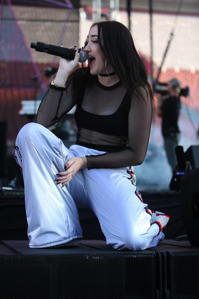 Noah Cyrus Performs at the Pandora Sounds Like You: Summer Festival at the Memorial Coliseum in Los Angeles 07/29/2017-4