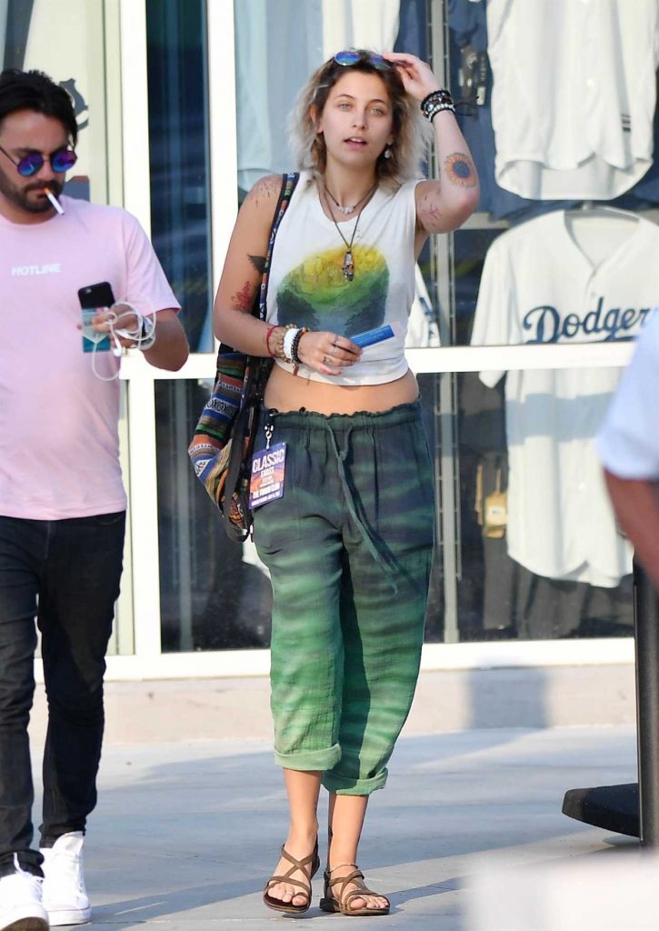 Paris Jackson Heads to an Eagles Concert at Dodgers Stadium in Los Angeles 07/15/2017-1