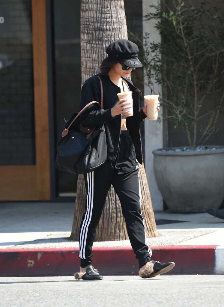 Vanessa Hudgens Grabs Two Coffees After a Workout in Los Angeles 07/17/2017-3