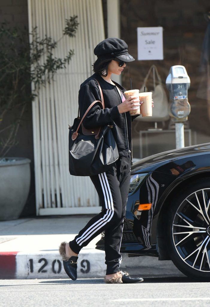 Vanessa Hudgens Grabs Two Coffees After a Workout in Los Angeles 07/17/2017-4