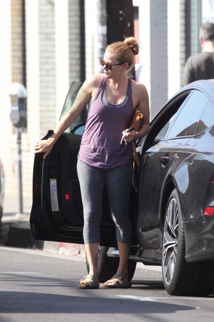 Amy Adams Arrives at a Pilates Class in Hollywood 08/19/2017-1