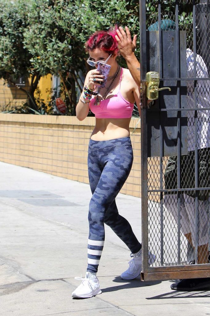 Bella Thorne Goes to the Gym in Los Angeles 08/10/2017-1
