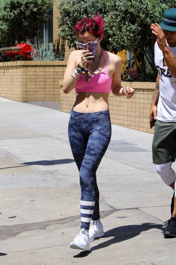 Bella Thorne Goes to the Gym in Los Angeles 08/10/2017-2