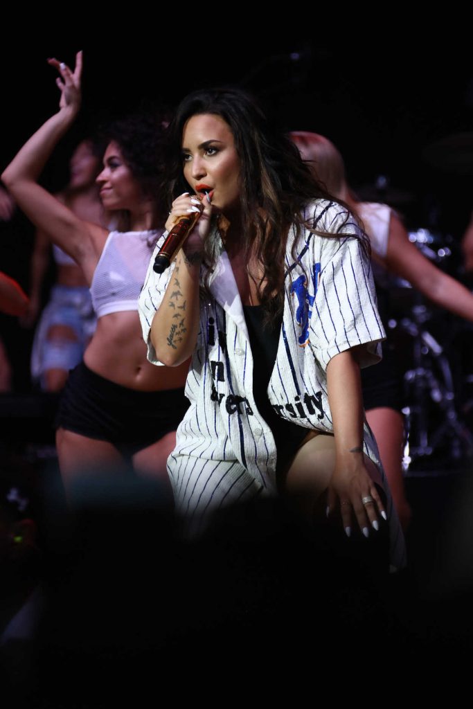 Demi Lovato at the 2017 Billboard Hot 100 Festival at Jones Beach Theater in Wantagh 08/19/2017-3