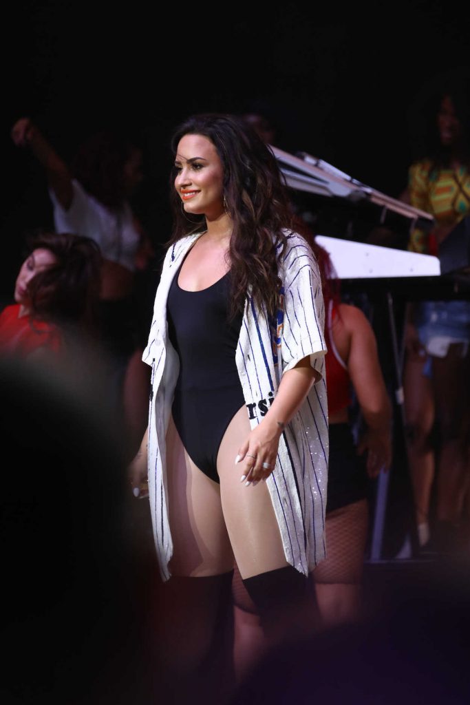 Demi Lovato at the 2017 Billboard Hot 100 Festival at Jones Beach Theater in Wantagh 08/19/2017-4