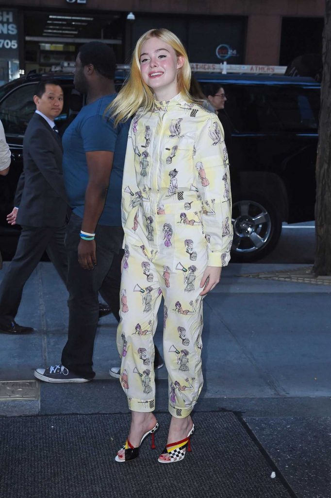 Elle Fanning Leaves the Today Show in NYC 08/30/2017-3