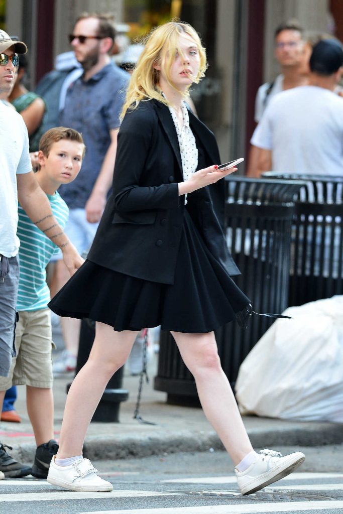 Elle Fanning Was Spotted Out in NYC 08/26/2017-4