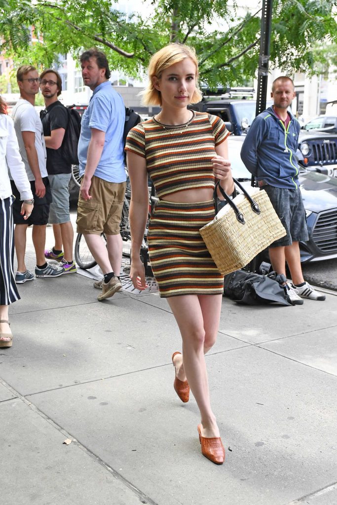 Emma Roberts Arrives at Her Hotel in NYC 08/08/2017-1