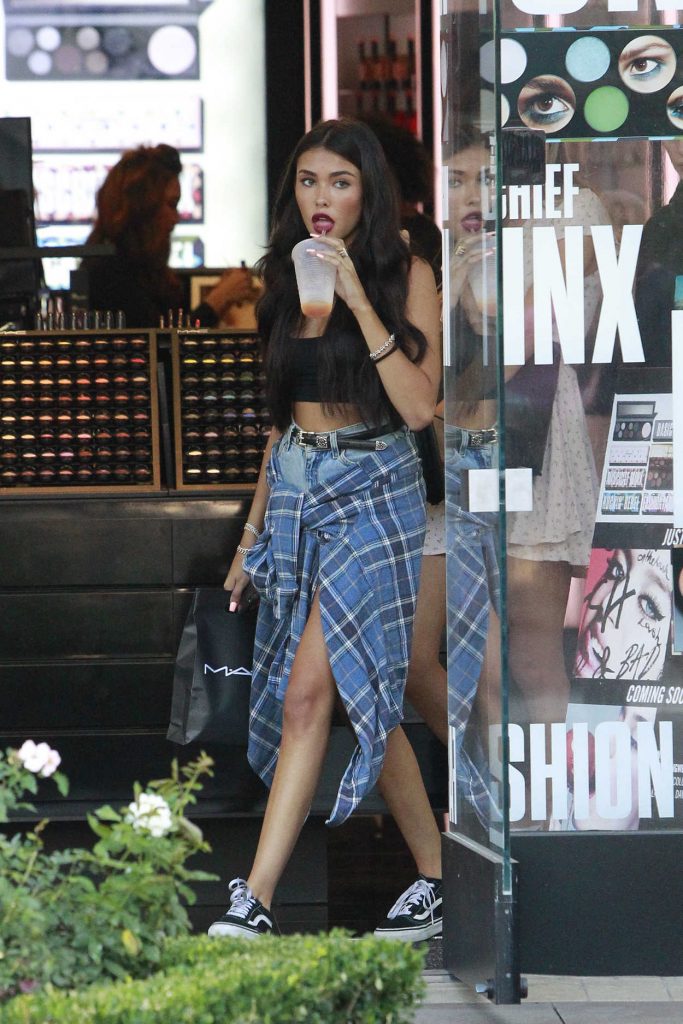 Madison Beer Goes Shopping at Mac Cosmetics at The Grove in LA 08/14/2017-1