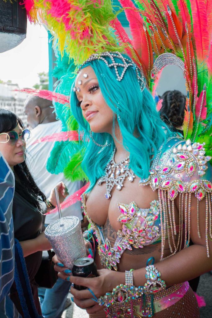 Rihanna at a Carnival in Barbados 08/07/2017-4