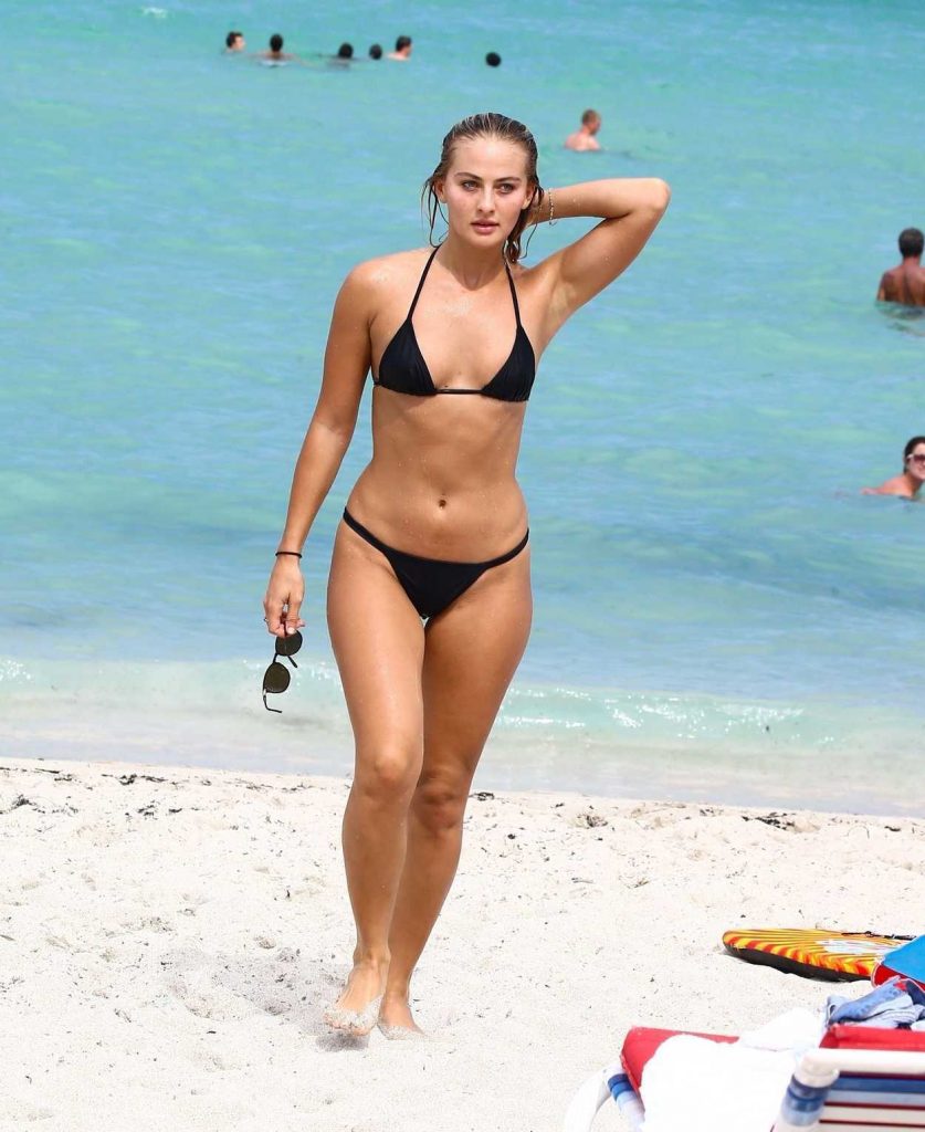 Selena Weber in Bikini at the Beach in Miami 08/02/2017-2