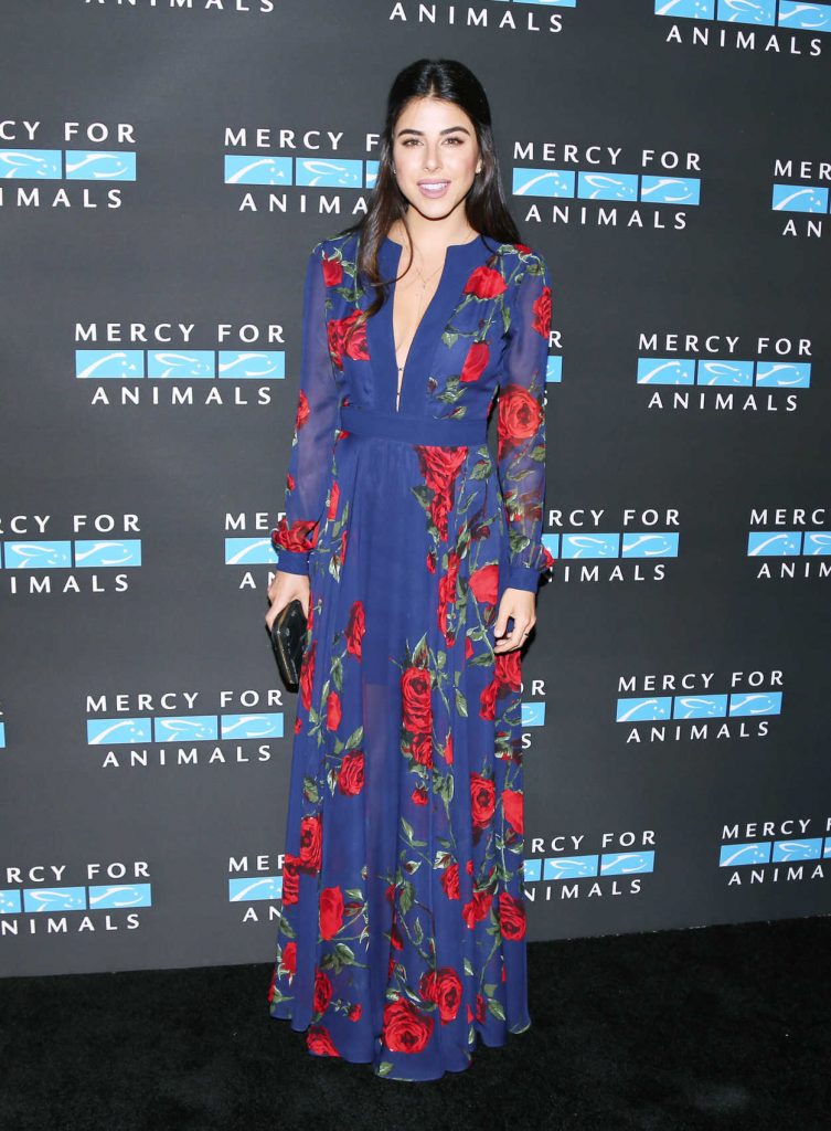Daniella Monet at the Mercy For Animals' Annual Hidden Heroes Gala in LA 09/23/2017-1